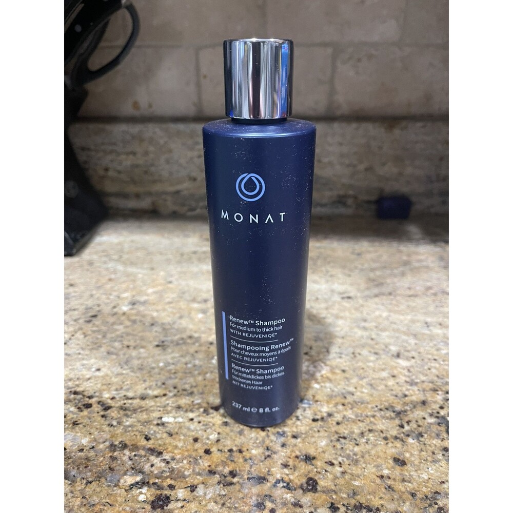 Monat Renew Shampoo with Rejuvenique Medium to Thick Hair Hydrating 8 fl oz